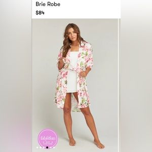 Show Me Your MuMu Women’s Brie Floral Tropical Robe - One Size